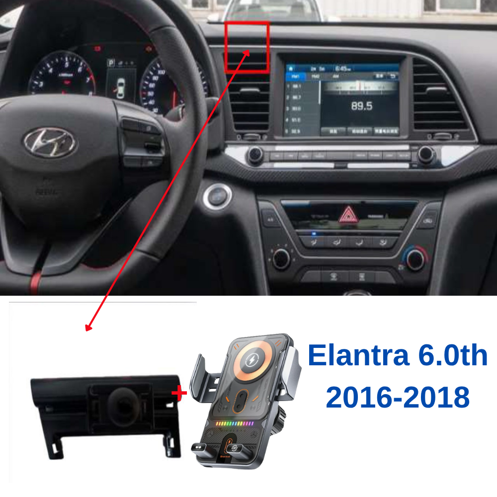 Suport telefon Smart cu prindere dedicata OEM pentru HYUNDAI Elantra 6.0th 2016-2018