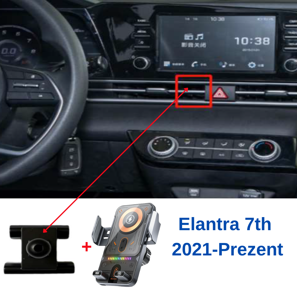 Suport telefon Smart cu prindere dedicata OEM pentru HYUNDAI Elantra 7th 2021-present