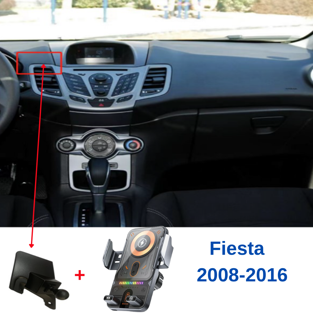 Suport telefon Smart cu prindere dedicata OEM pentru Ford Fiesta 6th 2008-2016