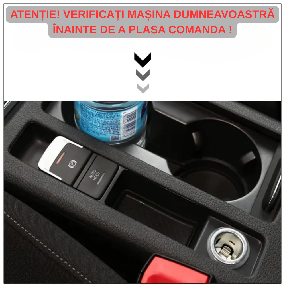 Încărcător Auto dedicat cu USB Fast Charging pentru Volkswagen Golf 7 2013-2019 — Plug & Play în loc de Scrumieră | QC3.0 + Type-C PD2.0/3.0