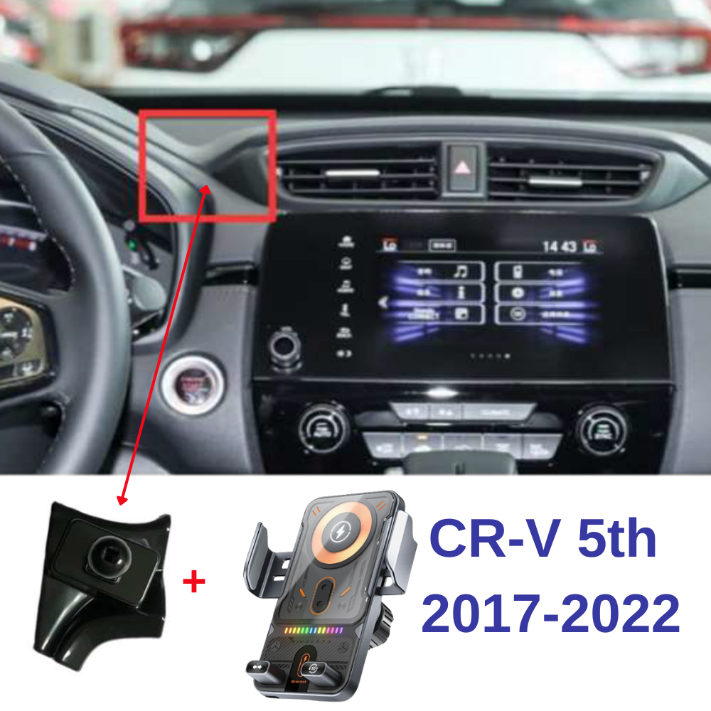 Suport telefon Smart cu prindere dedicata OEM pentru HONDA CR-V 5th 2017-2022