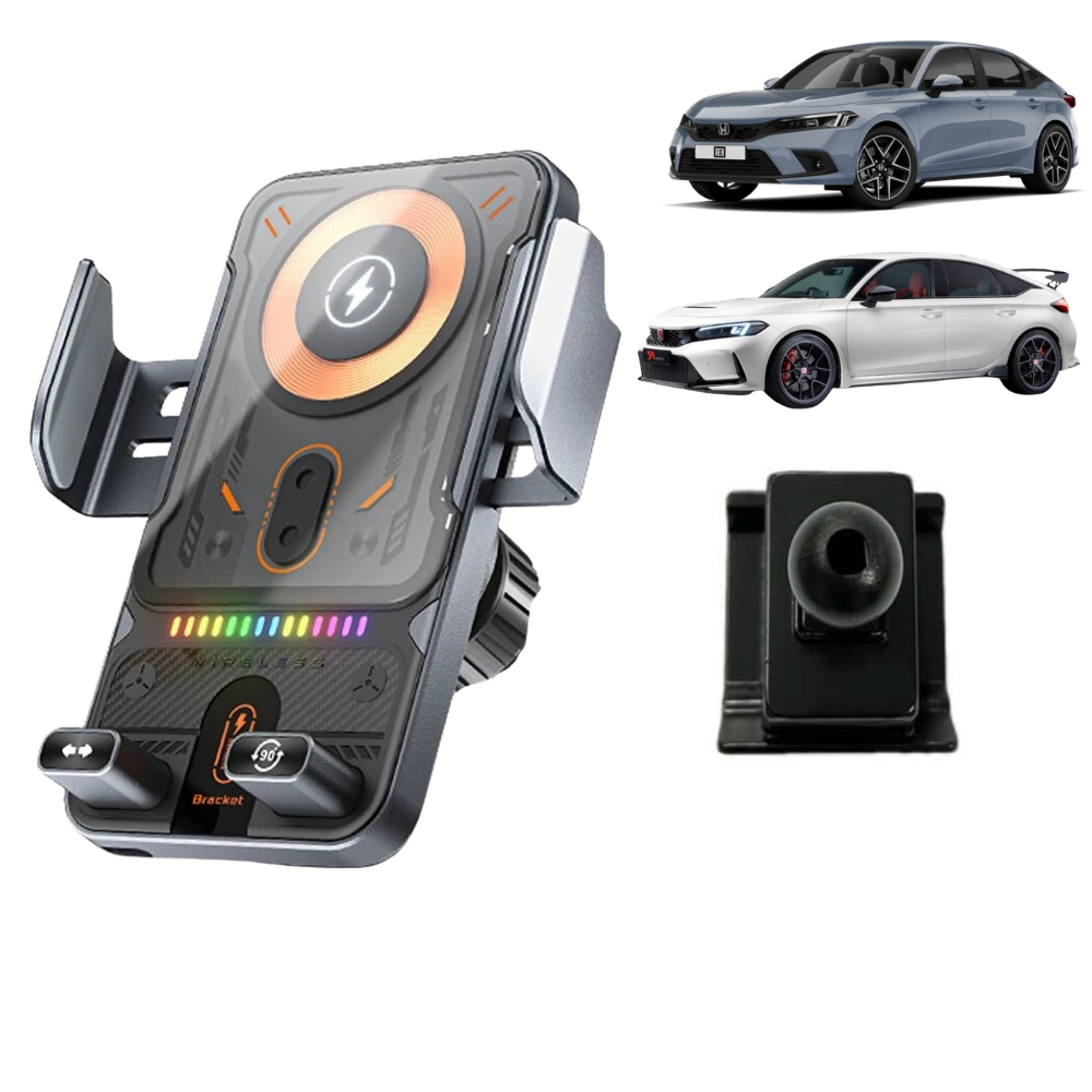 Suport telefon Smart cu prindere dedicata OEM pentru HONDA Civic 11th / TYPE R 2022-PRESENT