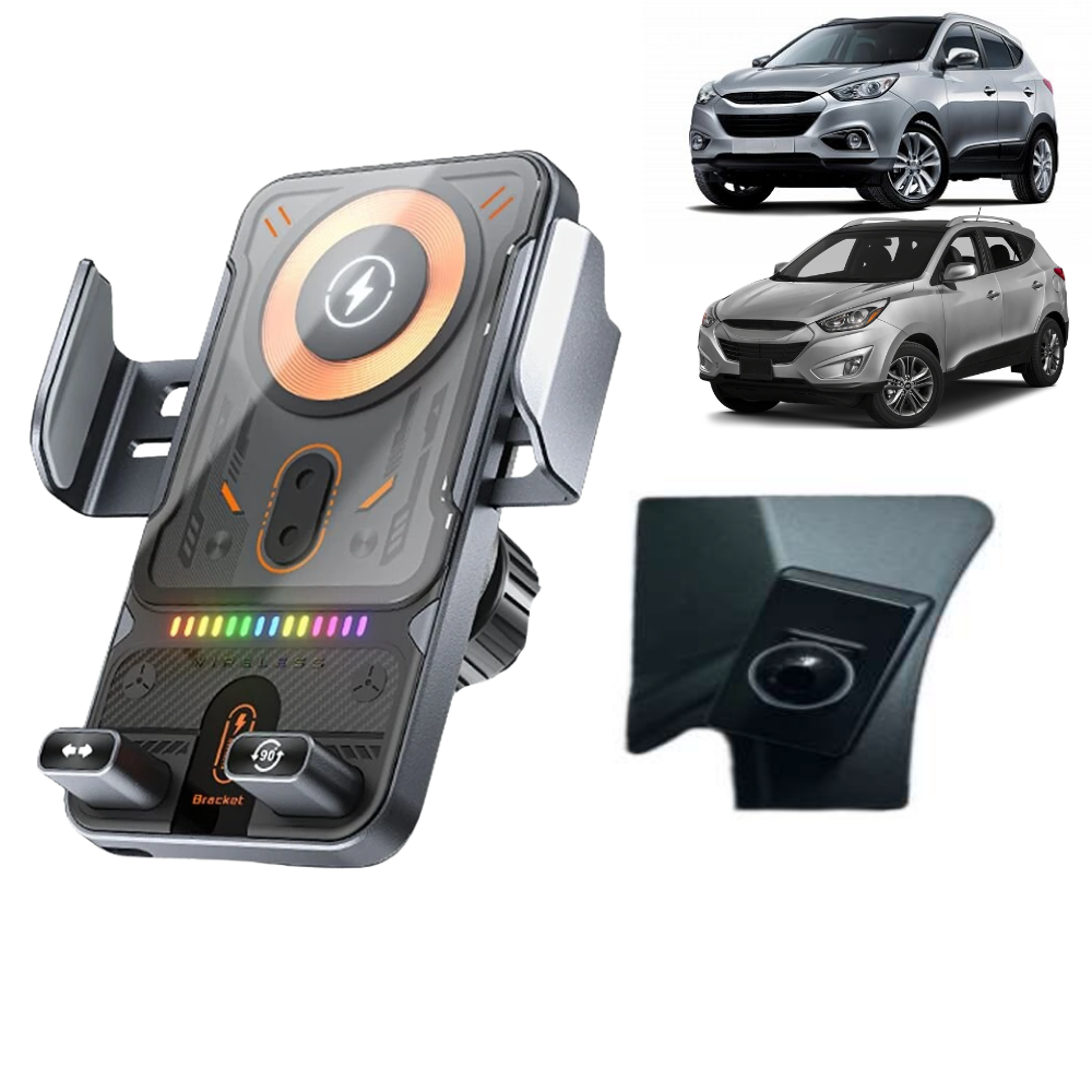Smart phone holder with dedicated OEM grip for HYUNDAI IX35/Tucson 1st 2011-2016