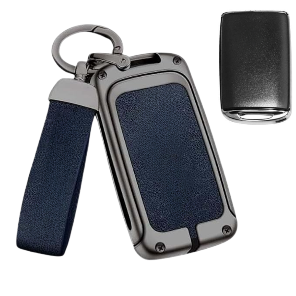 Husa cheie auto premium dedicata Mazda 3 6 CX3 CX30 CX5 CX8 CX9 CX50 CX60  din aliaj si piele naturala – set complet, protecție elegantă & cutie cadou