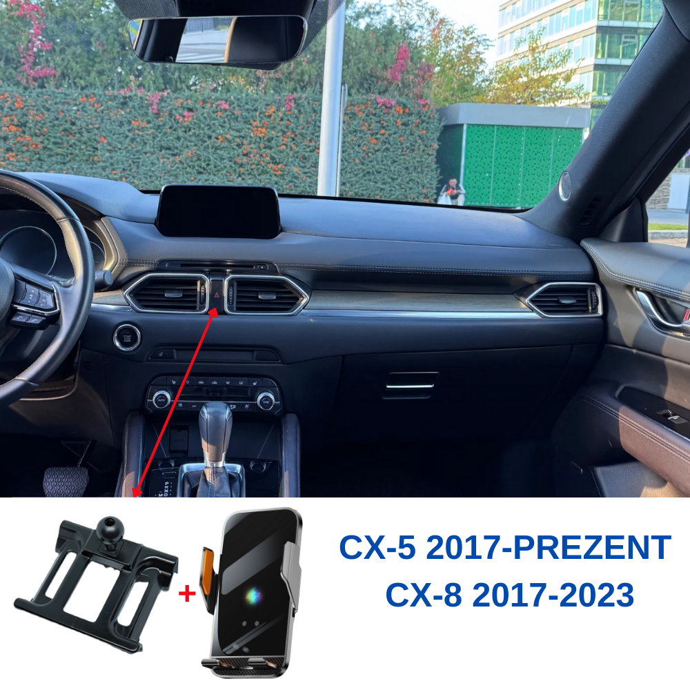 Suport telefon Smart cu prindere dedicata OEM pentru Mazda CX-5 2nd 17-present / Mazda CX-8 17-23