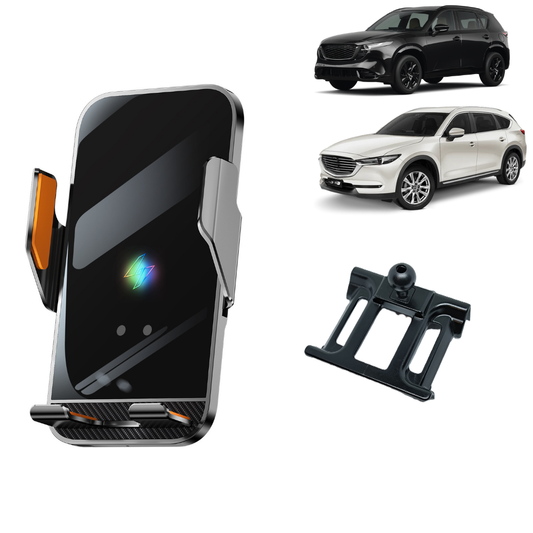 Smart phone holder with dedicated OEM mount for Mazda CX-5 2nd 17-present / Mazda CX-8 17-23