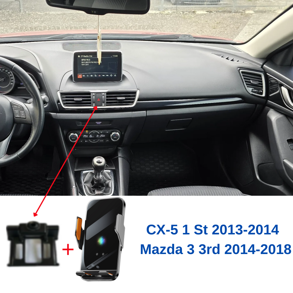 Suport telefon Smart cu prindere dedicata OEM pentru Mazda CX-5 1 St 2013-2014 / Mazda3 3rd 2014-2018