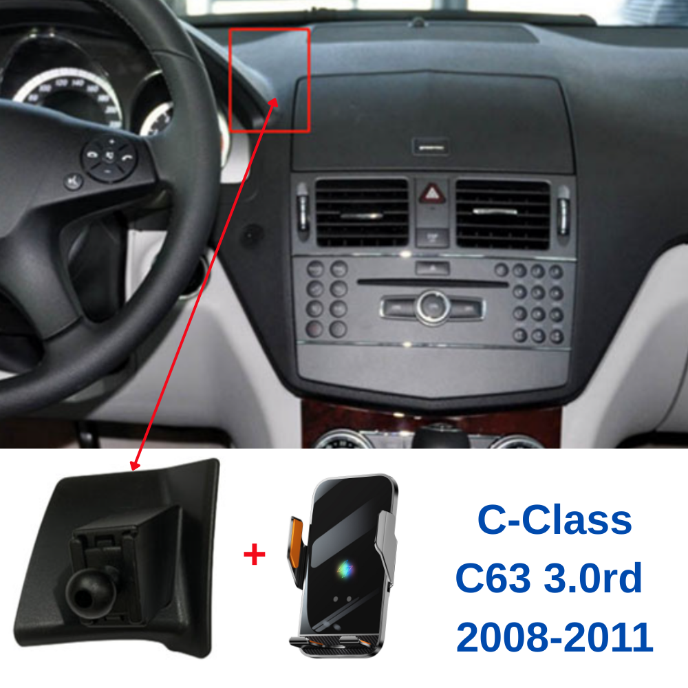 Suport telefon Smart cu prindere dedicata OEM pentru Mercedes C-Class C63 3.0rd 2008-2011