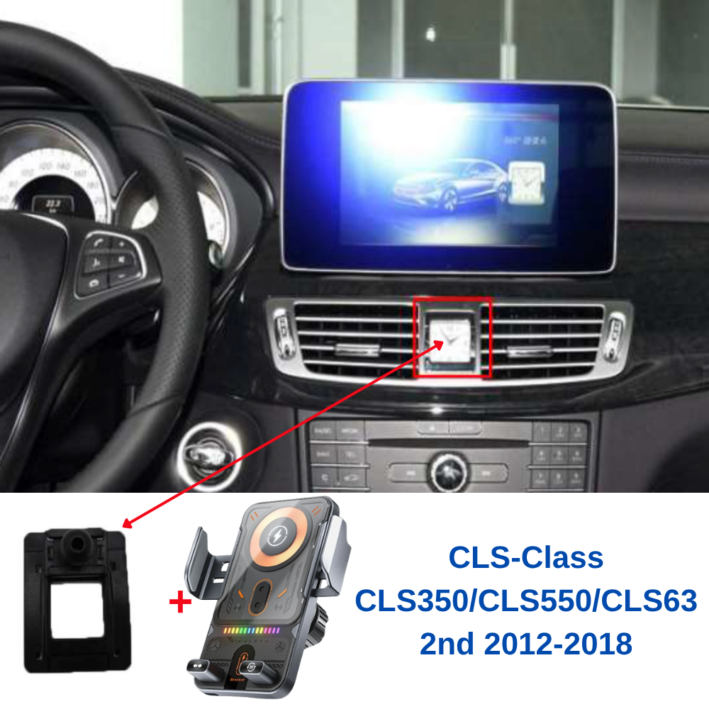 Smart Phone Holder with Dedicated OEM Mount for Mercedes CLS-Class CLS350/CLS550/CLS63 2nd 2012-2018