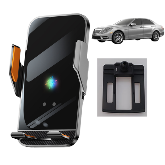 Smart phone holder with dedicated OEM grip for Mercedes E Class 2010-2013