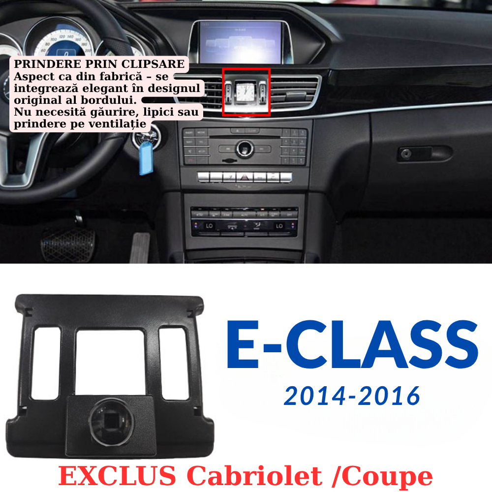 Suport telefon Smart cu prindere dedicata OEM pentru Mercedes E Class 2014-2016