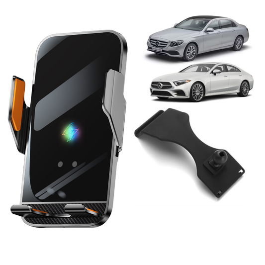 Smart phone holder with dedicated OEM mount for Mercedes E CLASS 2017-2023/ CLS 2019-2023