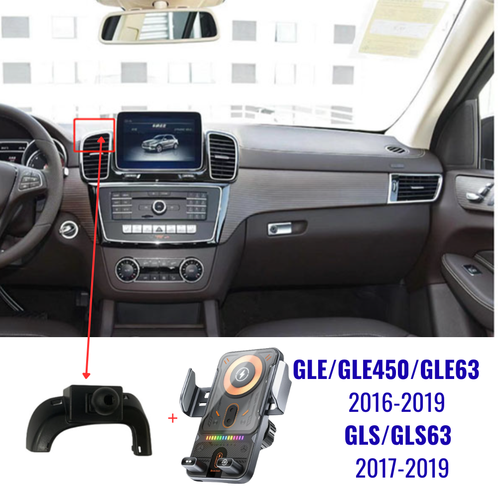 Suport telefon Smart cu prindere dedicata OEM pentru Mercedes GLE/GLS  2016-2019