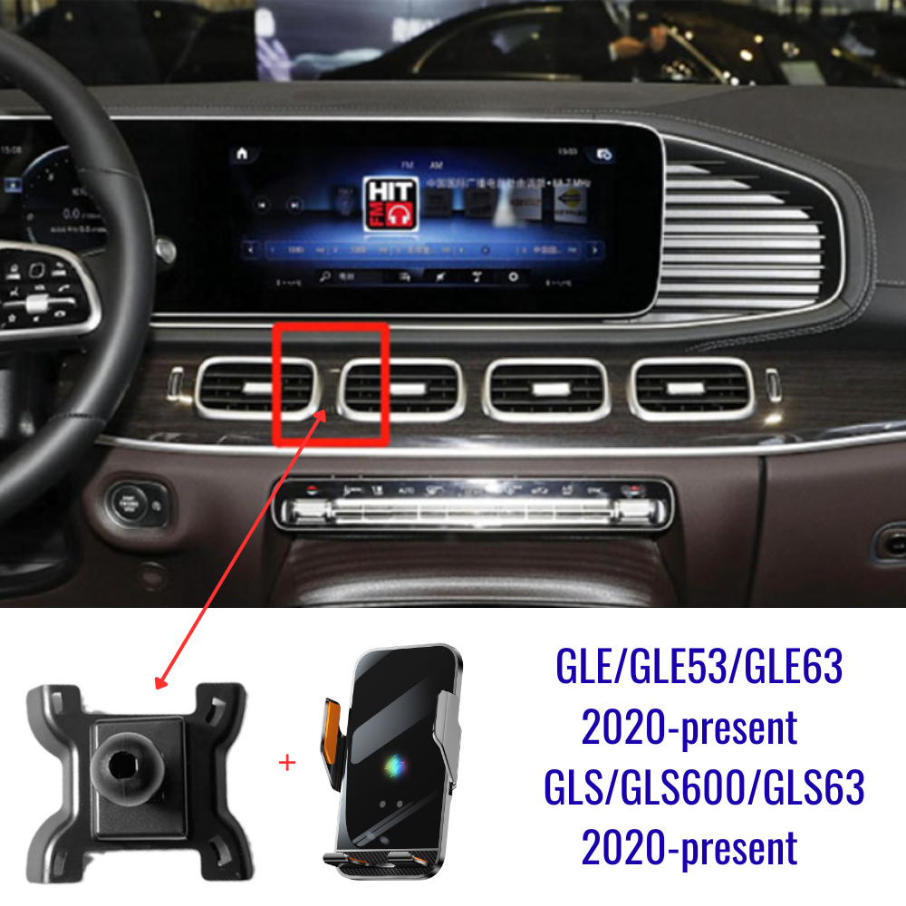 Suport telefon Smart cu prindere dedicata OEM pentru Mercedes GLE/GLS  2020-present
