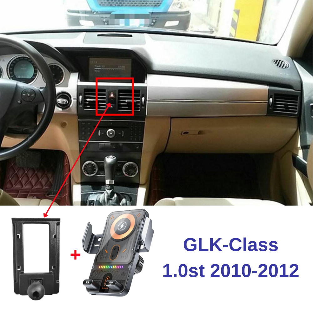 Smart Phone Holder with Dedicated OEM Mount for Mercedes GLK-Class 1.0st 2010-2012