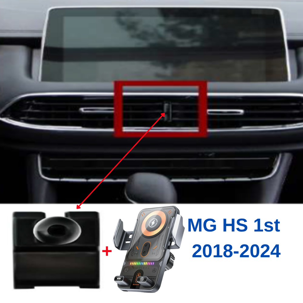 Smart phone holder with dedicated OEM mount for MG-Morris Garages HS 1st 2018-2024