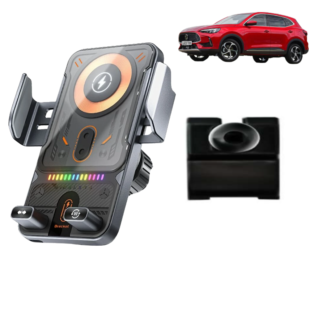 Smart phone holder with dedicated OEM mount for MG-Morris Garages HS 1st 2018-2024