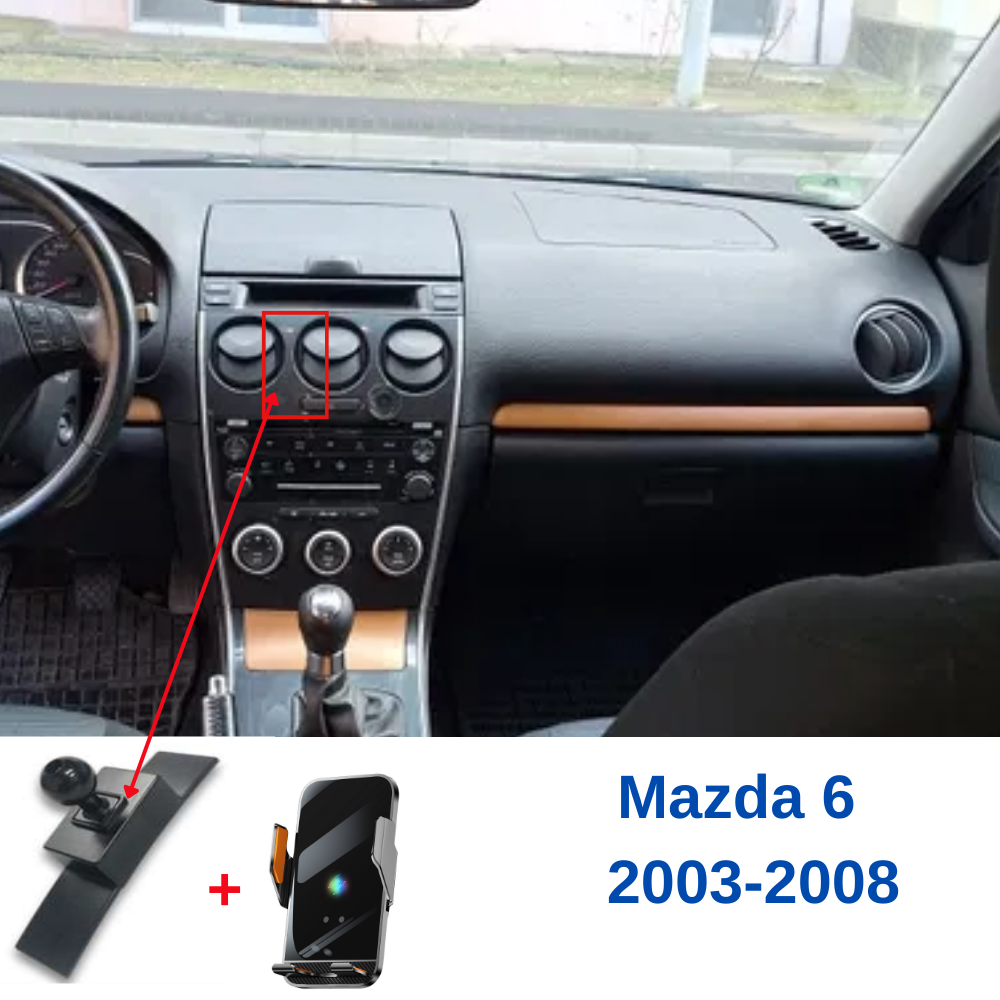 Suport telefon Smart cu prindere dedicata OEM pentru Mazda 6 1st 2003-2008