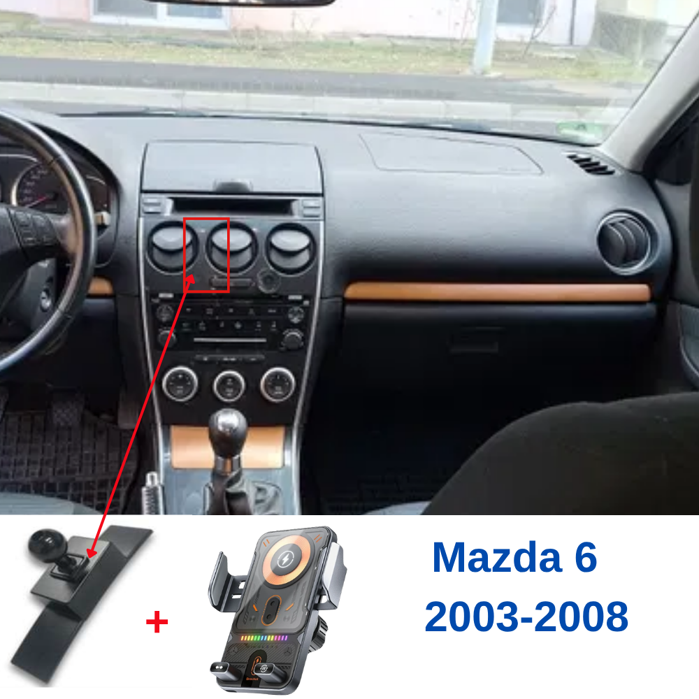 Suport telefon Smart cu prindere dedicata OEM pentru Mazda 6 1st 2003-2008