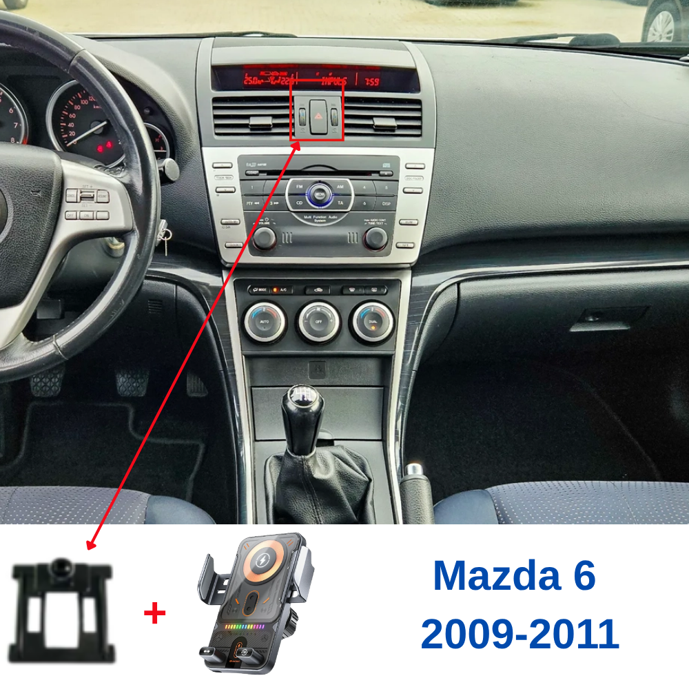 Suport telefon Smart cu prindere dedicata OEM pentru Mazda 6 2nd 2009-2011