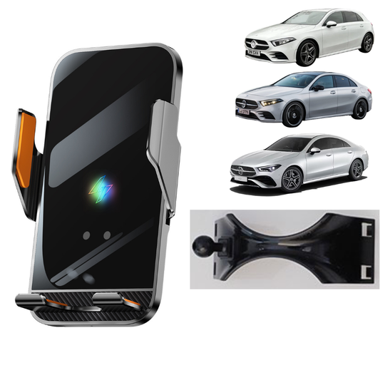Smart phone holder with dedicated OEM mount for MERCEDES A Class 2019-present / CLA 2020-2023