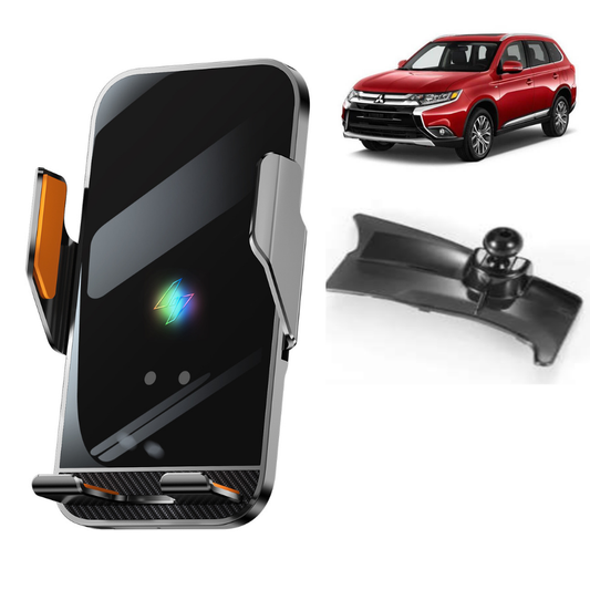Smart phone holder with dedicated OEM grip for Mitsubishi Outlander 3rd 2013-2021