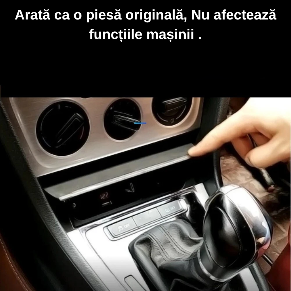 Încărcător Auto dedicat cu USB Fast Charging pentru Volkswagen Passat B6/B7/CC 2005-2014  — Plug & Play în loc de Scrumieră | QC3.0 + Type-C PD2.0/3.0
