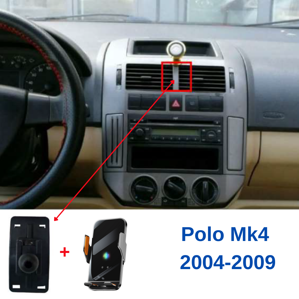 Suport telefon Smart cu prindere dedicata OEM pentru VOLKSWAGEN Polo Mk4 2004-2009