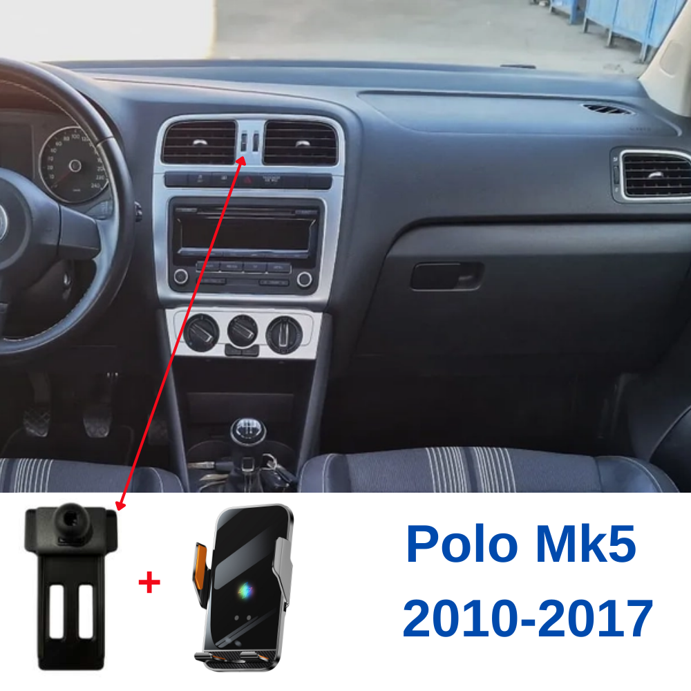 Suport telefon Smart cu prindere dedicata OEM pentru VOLKSWAGEN Polo Mk5 2010-2017
