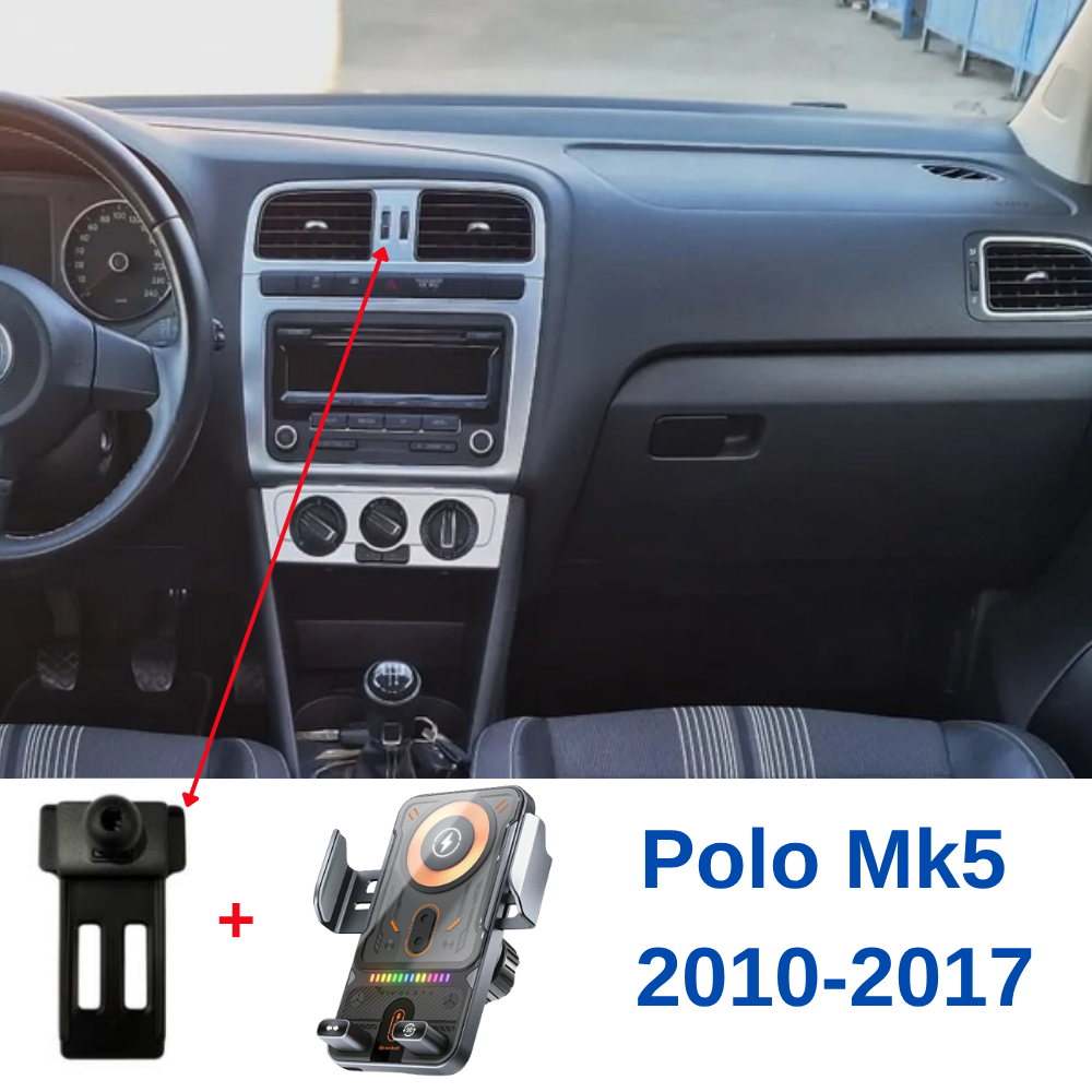 Suport telefon Smart cu prindere dedicata OEM pentru VOLKSWAGEN Polo Mk5 2010-2017