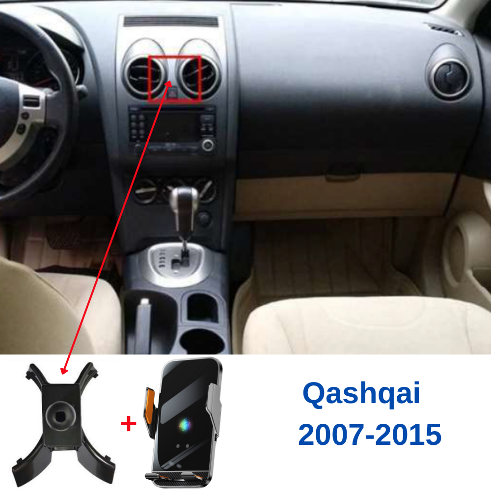 Suport telefon Smart cu prindere dedicata OEM pentru NISSAN Qashqai J10 2007-2015