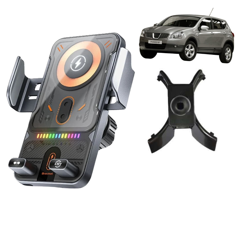 Smart phone holder with dedicated OEM grip for NISSAN Qashqai J10 2007-2015