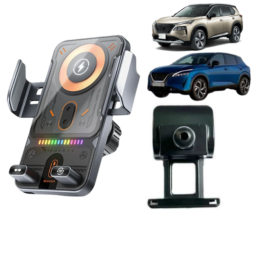 Suport telefon Smart cu prindere dedicata OEM pentru NISSAN Qashqai 3rd 22-present / X-Trail  4th 22-present