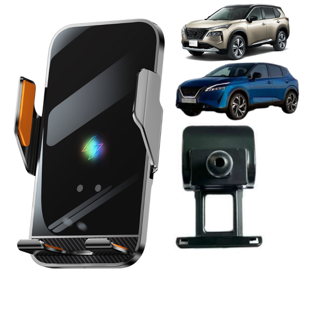Suport telefon Smart cu prindere dedicata OEM pentru NISSAN Qashqai 3rd 22-present / X-Trail  4th 22-present