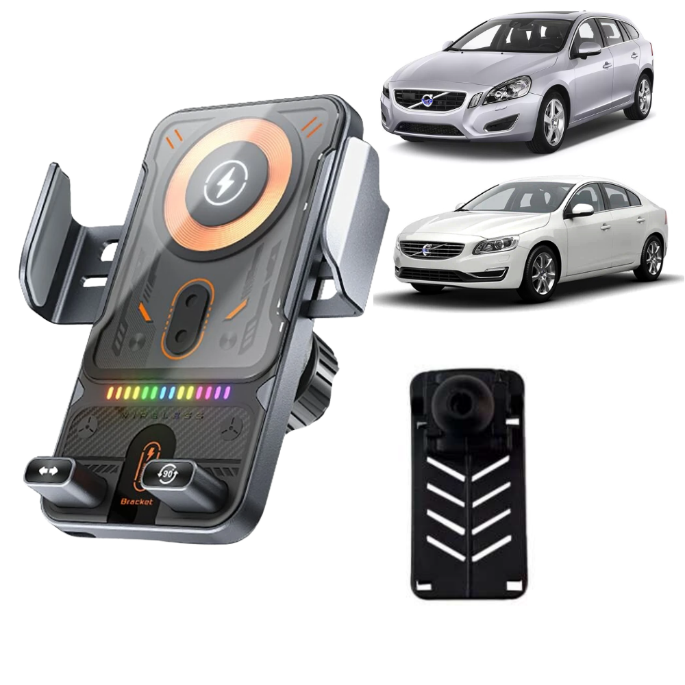Smart phone holder with dedicated OEM grip for VOLVO S60/V60 2nd 2011-2018