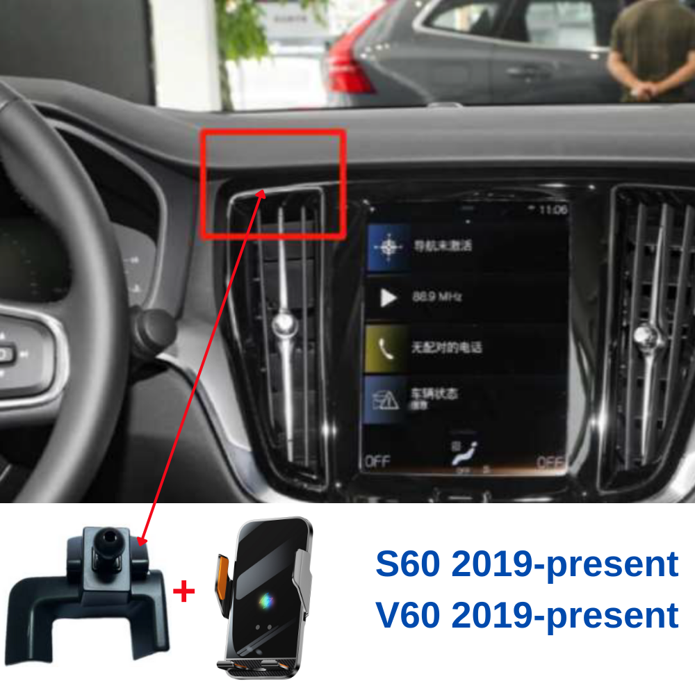 Suport telefon Smart cu prindere dedicata OEM pentru VOLVO S60/V60 3rd 2019-present