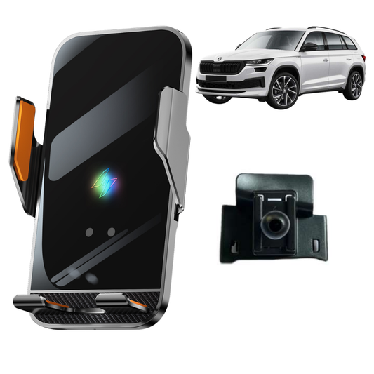 Smart phone holder with dedicated OEM grip for Skoda Kodiac 2017-2023