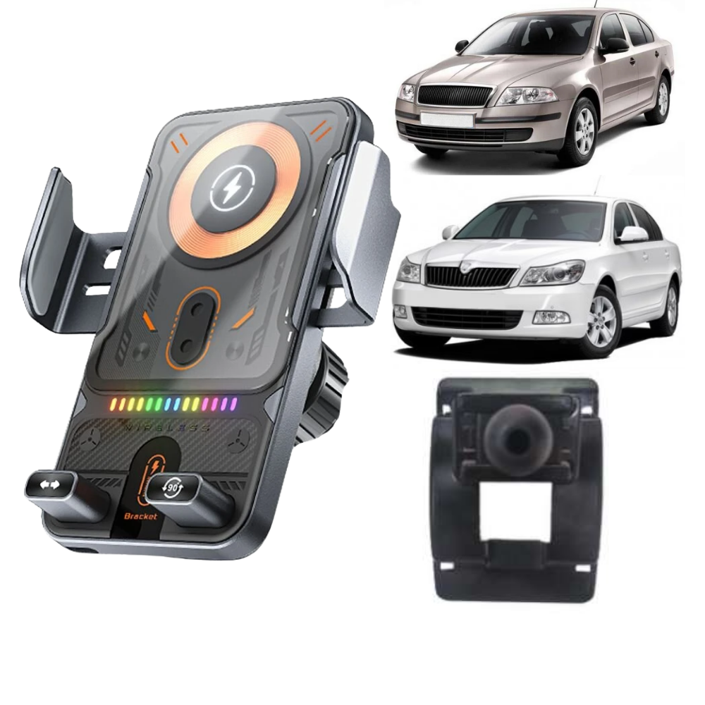 Suport telefon Smart cu prindere dedicata OEM pentru Skoda Octavia 2005-2012