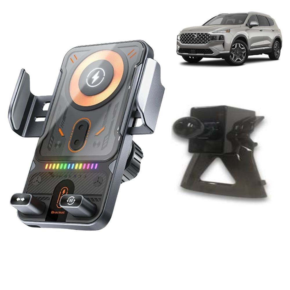Suport telefon Smart cu prindere dedicata OEM pentru HYUNDAI Santa Fe 4th 2019-2023
