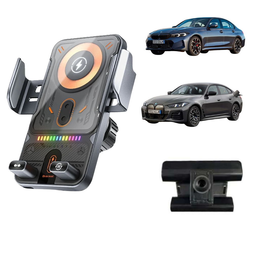 Suport telefon Smart cu prindere dedicata OEM pentru BMW Seria 3/4/i4/M2/M3/M4 2025-PREZENT