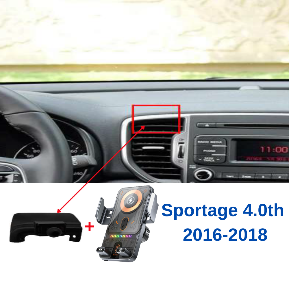 Suport telefon Smart cu prindere dedicata OEM pentru KIA Sportage 4.0th 2016-2018