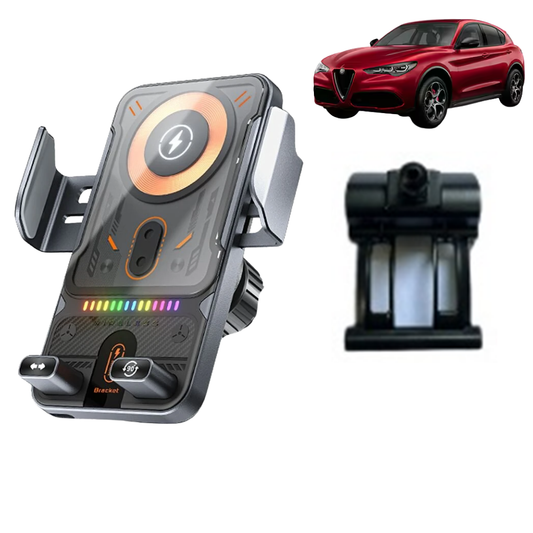Suport telefon Smart cu prindere dedicata OEM pentru ALFA ROMEO Stelvio 2017-2025