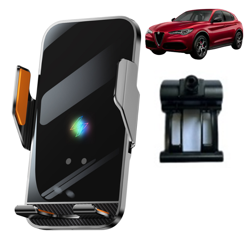 Suport telefon Smart cu prindere dedicata OEM pentru ALFA ROMEO Stelvio 2017-2025