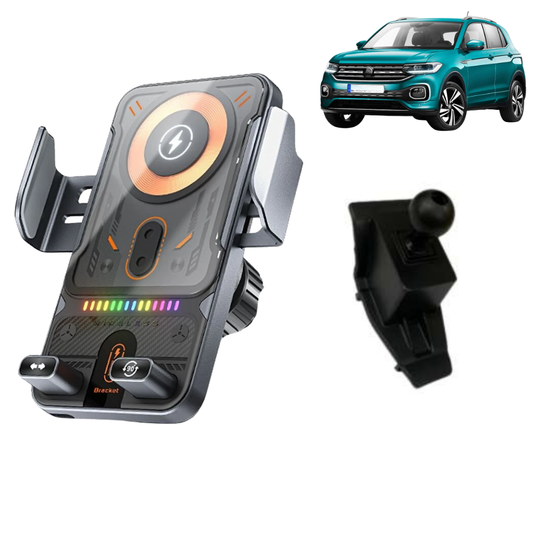 Smart phone holder with dedicated OEM grip for VOLKSWAGEN T-Cross 2019-2023