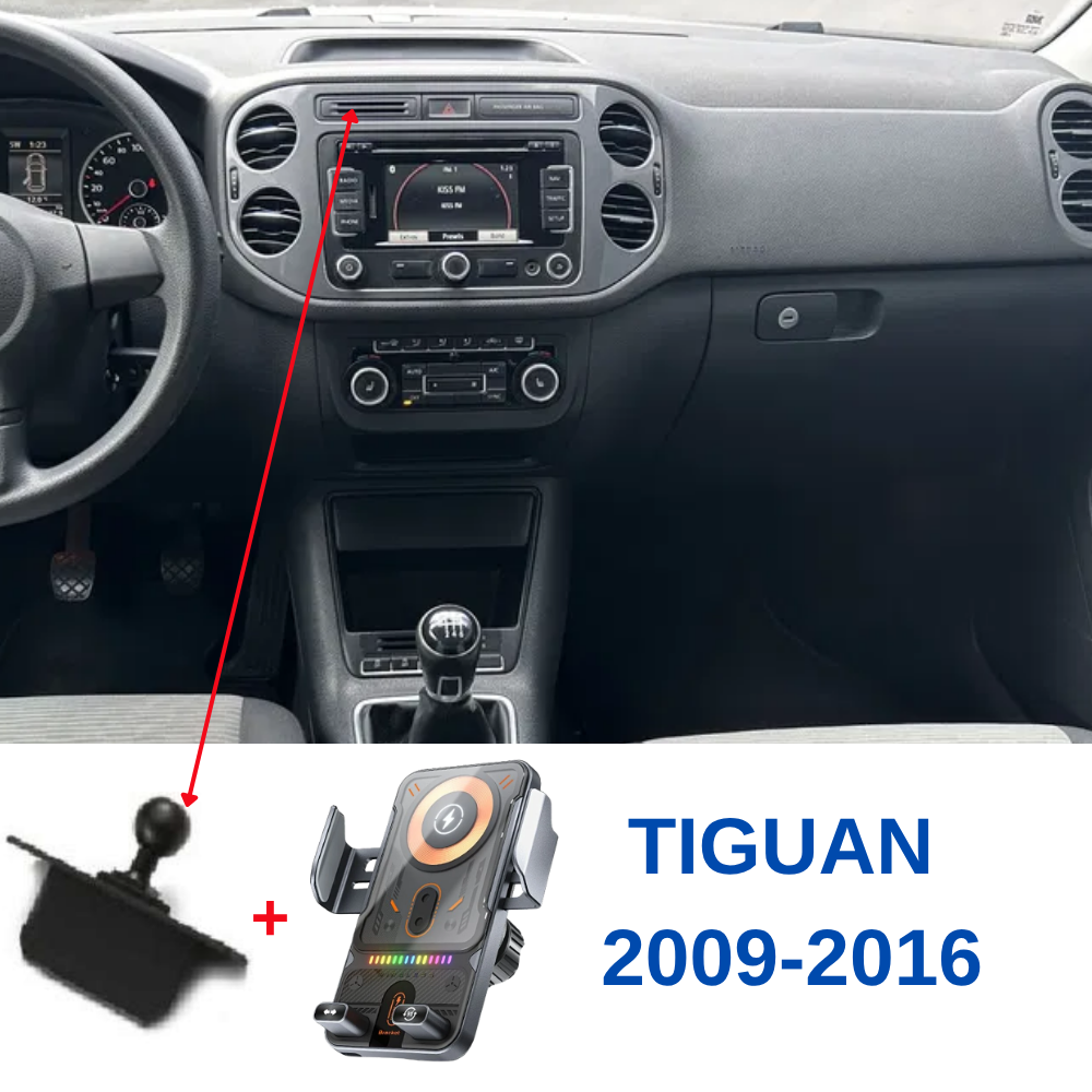 Suport telefon Smart cu prindere dedicata OEM pentru VOLKSWAGEN TIGUAN 2009-2016