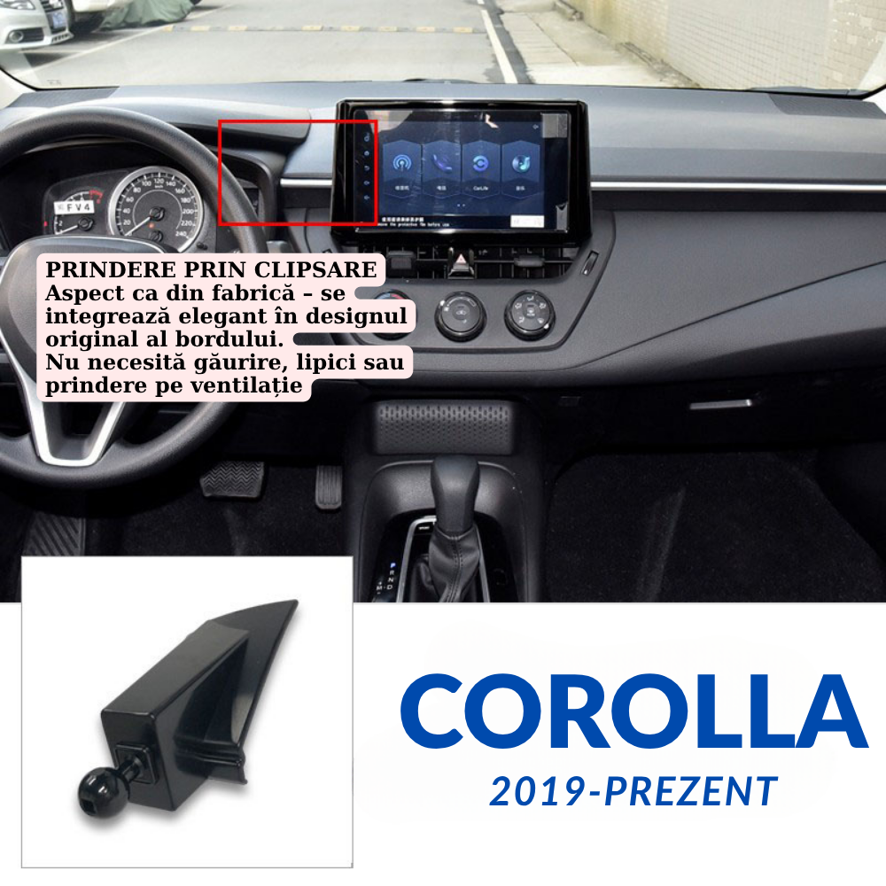 Smart Phone Holder with Dedicated OEM Mount for Toyota Corolla/Corolla Cross 2019-PRESENT
