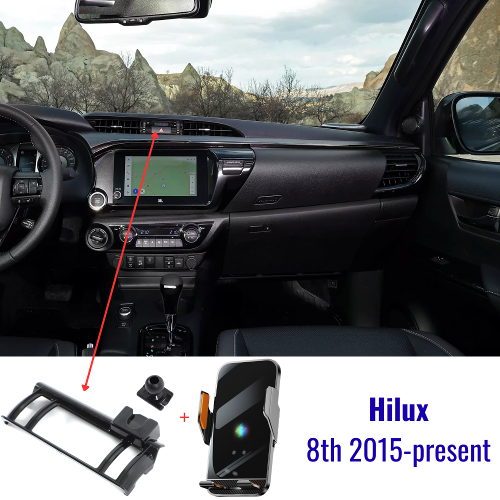 Suport telefon Smart cu prindere dedicata OEM pentru TOYOTA HILUX 2015-prezent