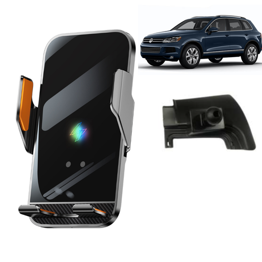 Smart phone holder with dedicated OEM mount for VOLKSWAGEN Touareg 2nd 2011-2018