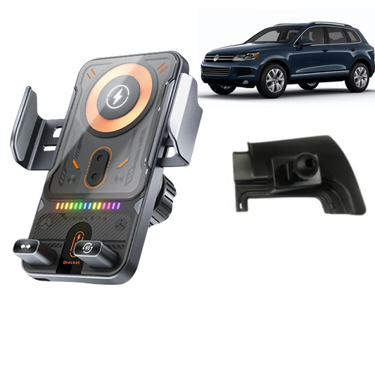 Smart phone holder with dedicated OEM mount for VOLKSWAGEN Touareg 2nd 2011-2018