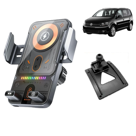 Smart phone holder with dedicated OEM grip for VOLKSWAGEN Touran 1st 2003-2015